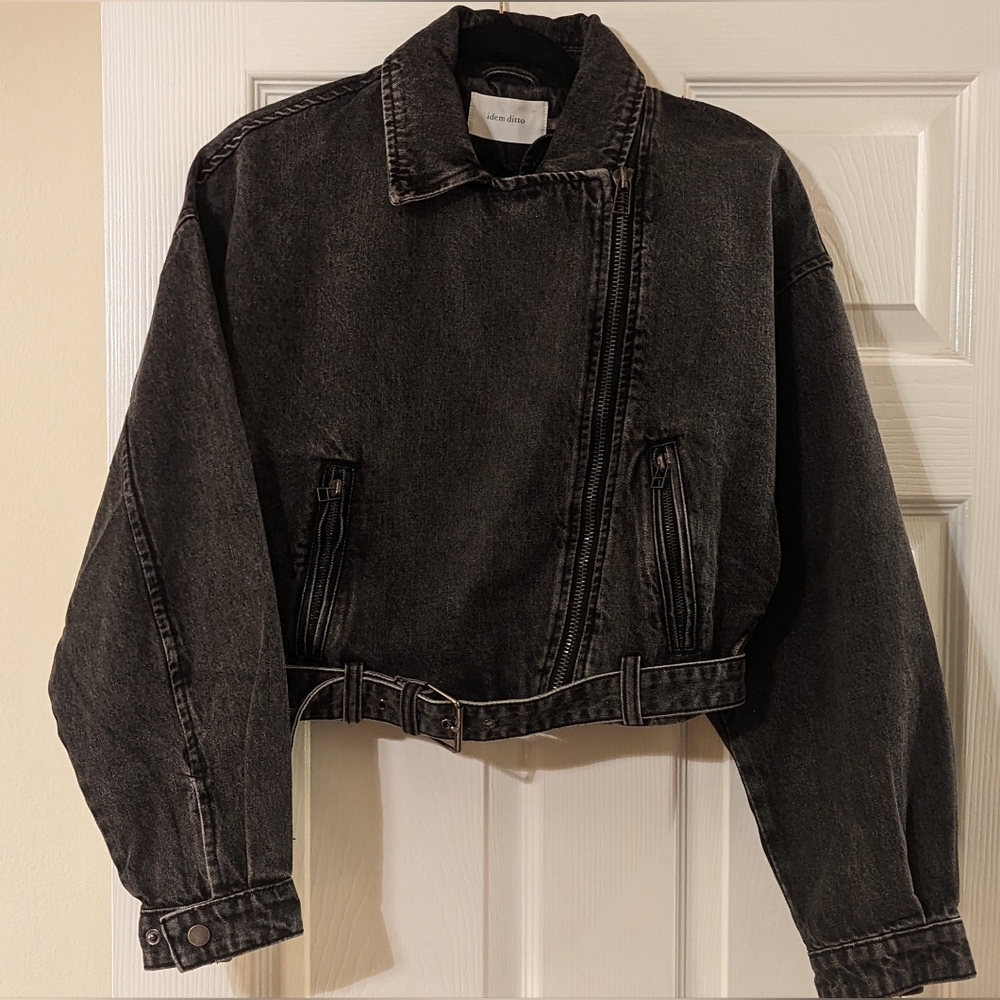Cropped Jean Jacket - size M - Picture 2 of 4